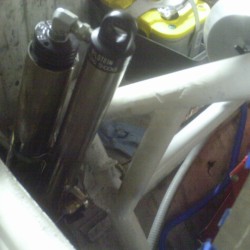 The shocks mounted for the final time.