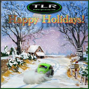 Happy Holidays from Two Larrys Racing and the Green Booger!