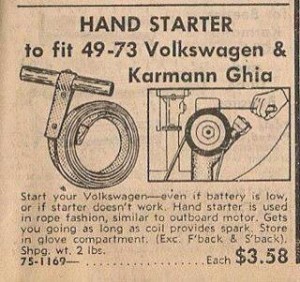 VW Hand Starter...maybe TLR should start producing these for racers.